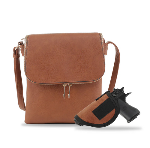 Cheyanne Concealed Carry Crossbody with Lock and Key