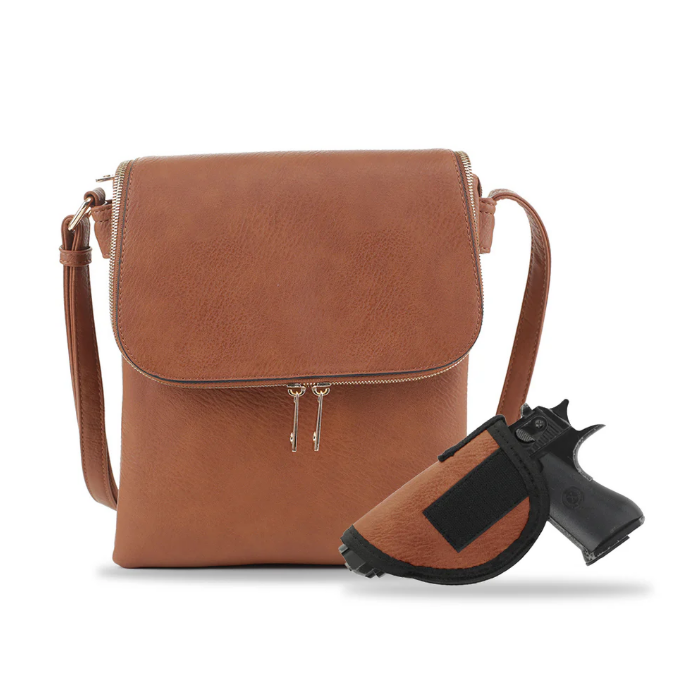 Cheyanne Concealed Carry Crossbody with Lock and Key