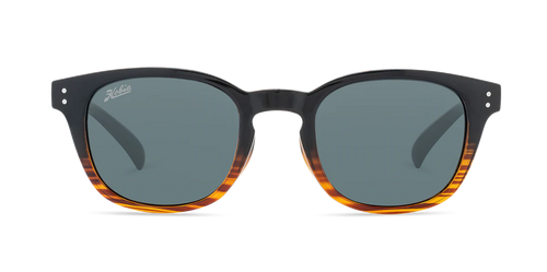 Hobie Polarized Sunglasses – Shiny Black Wood Grain / Grey Lens