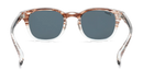Hobie Polarized Sunglasses – Shiny Wood Grain Aqua Blue Grey / Grey Lens