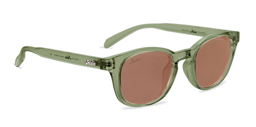 Hobie Polarized Sunglasses – Shiny Crystal Olive Copper / Grey Lens