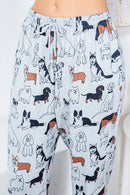 LA Soul - Variety Of Dog Print Jogger Pant