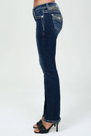 Miss Me-Mid-Rise Straight Leg Jeans