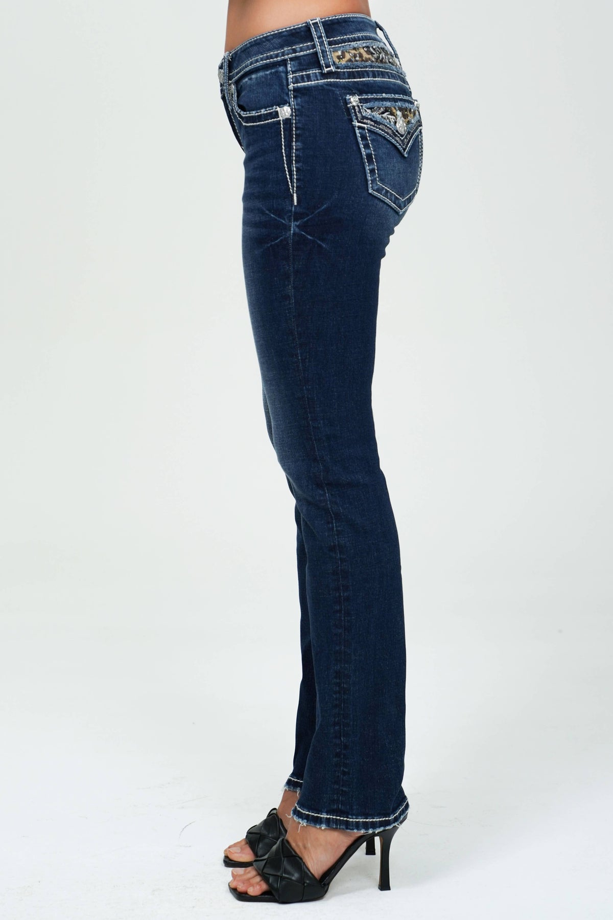 Miss Me-Mid-Rise Straight Leg Jeans