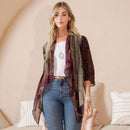 Young Threads - Bohemian Elegance: Stonewashed Rayon Kimono