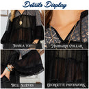 Young Threads - Boho Chic Jhabla Top with Georgette and Lace