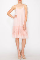 Origami Apparel ~ Lace and Crochet inspired - OLS-4672PINK