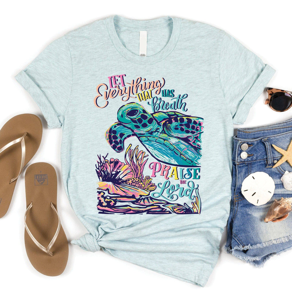 Love in Faith - Praise The Lord Turtle Tee