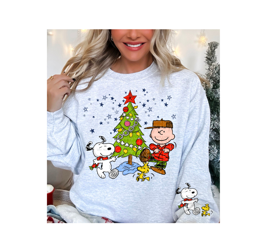 Serendipity Tees - Snoopy Christmas Sweatshirt, Fun Sweatshirt