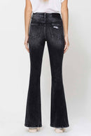 VERVET by FLYING MONKEY - HIGH RISE FLARE JEANS V2469