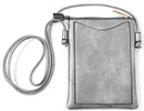 Shine Mark Accessories - Grey - Cat Laser Cut Cross Body Cell Phone Bag