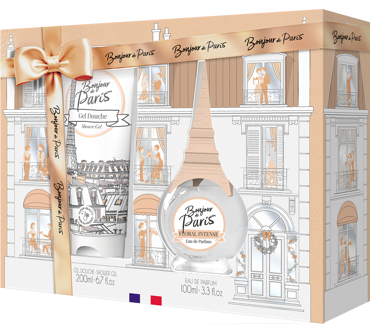 Bonjour de Paris - Floral Intense 100ml Perfume + Shower gel 200ml Gift Set
