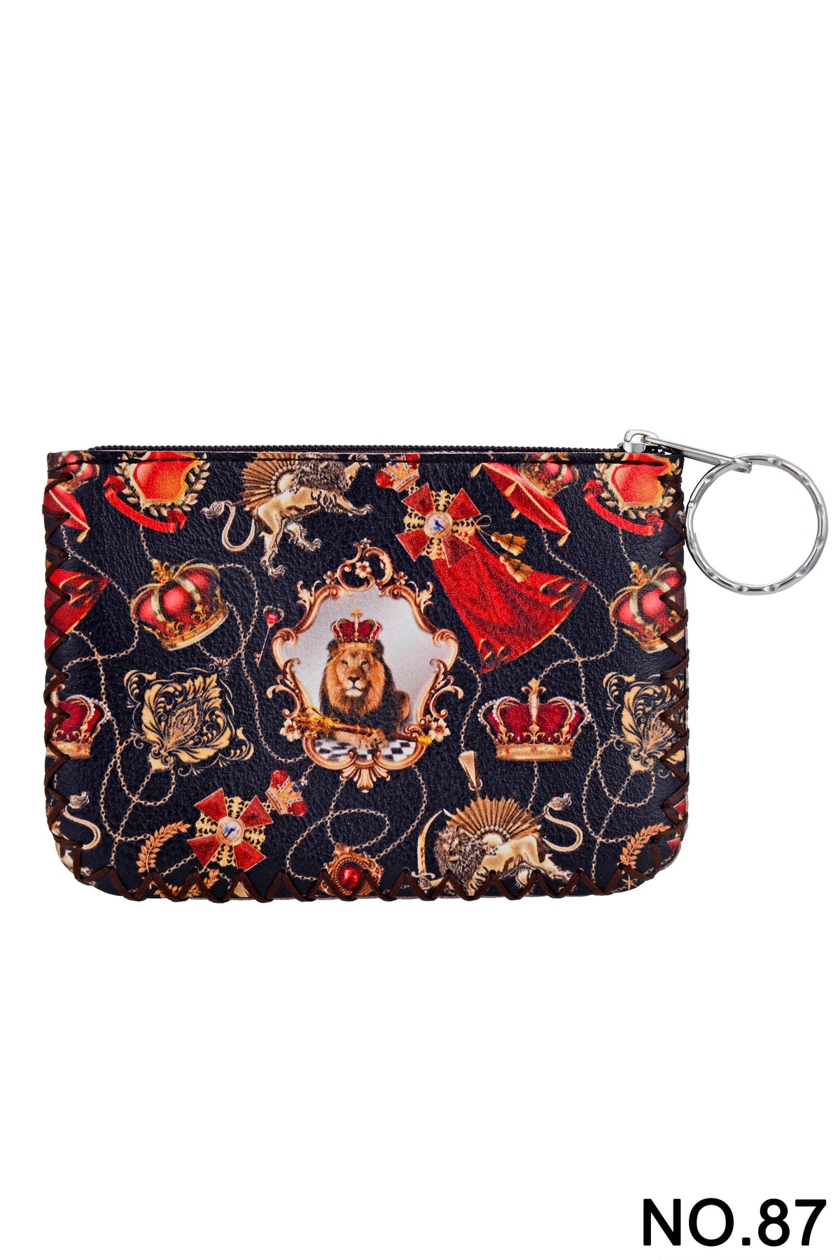 Ole - Crowned Lion Printed Coin Purse HB0665 - NO.87