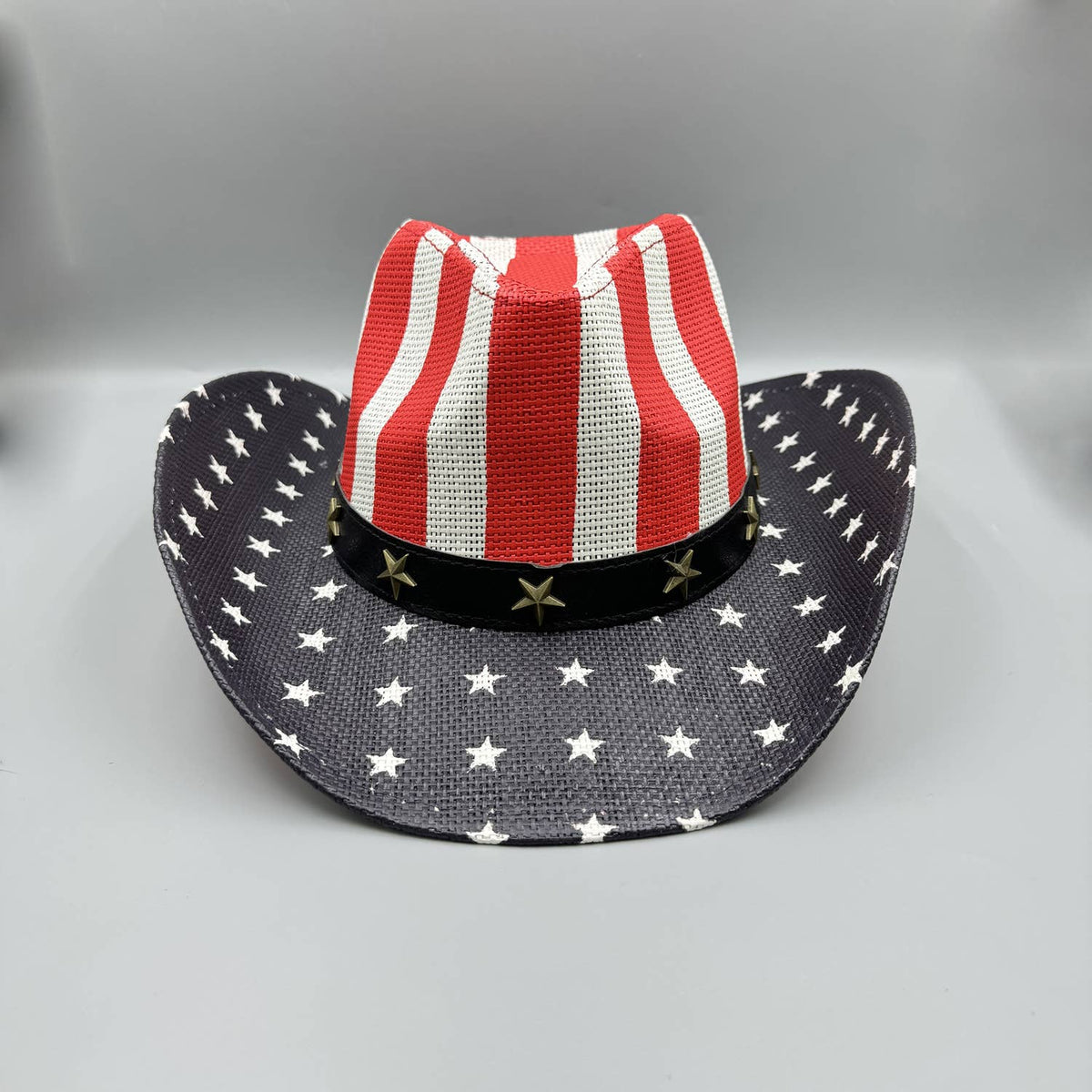 Ole - American Flag Cowboy Straw Hat
