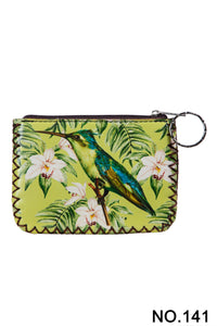 Ole - Floral Woodpecker Printed Coin Purse HB0665 - NO.141