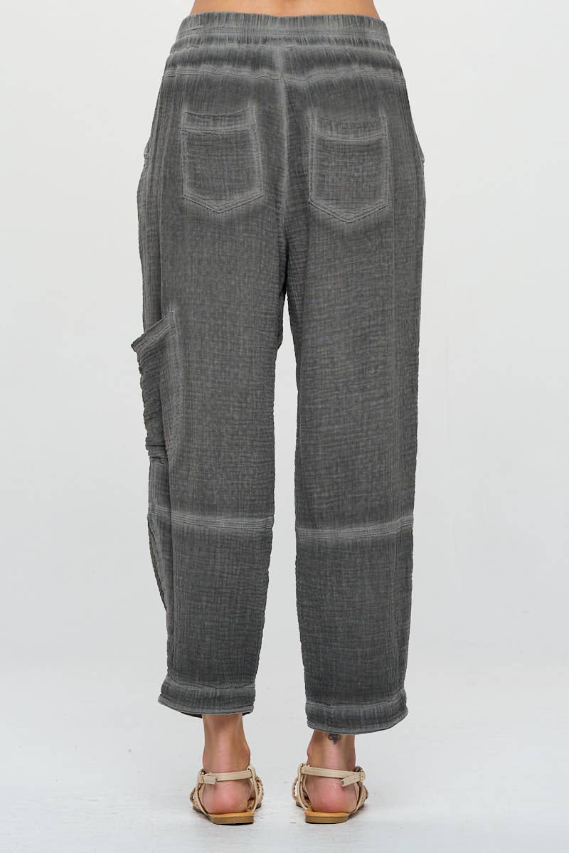 Focus Fashion - Flood Pants With Pockets STYLE #JG019