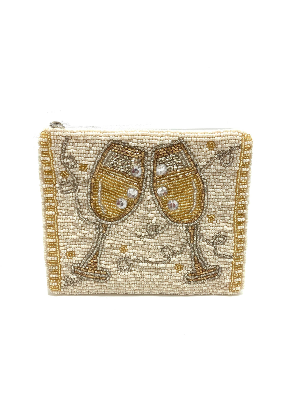Ole - Wineglass Beaded Coin Purse LAC-CP-1011