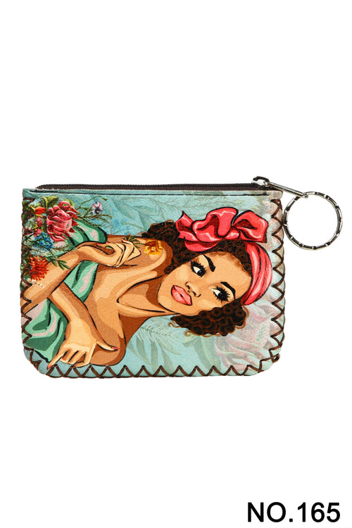 Ole - Art Girl Printed Coin Purse HB0665 - NO.165