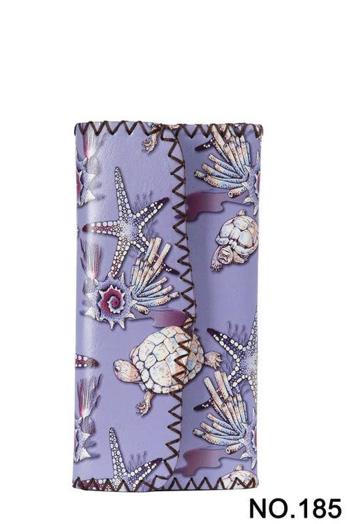 Ole - Sealife Printed Wallet HB0582 - NO.185PU