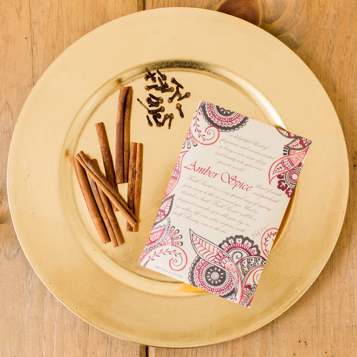 The Willowbrook Company - Fresh Scents | Amber Spice Sachets | Closet Freshener