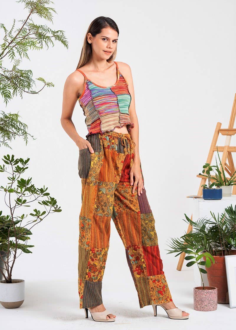 Kathmandu Imports - Shroom patch straight pants (KT-1412)