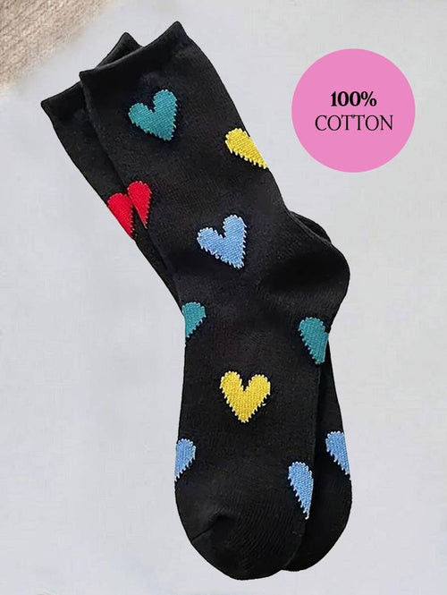 42POPS - ",,,_ HEART CASUAL SOCKS