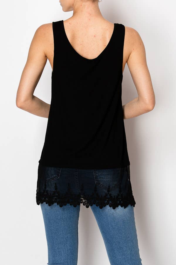 Origami Apparel ~ Lace and Crochet inspired - 501-T08BK