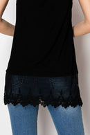 Origami Apparel ~ Lace and Crochet inspired - 501-T08BK