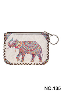 Ole - Elephant Printed Coin Purse HB0665 - NO.135