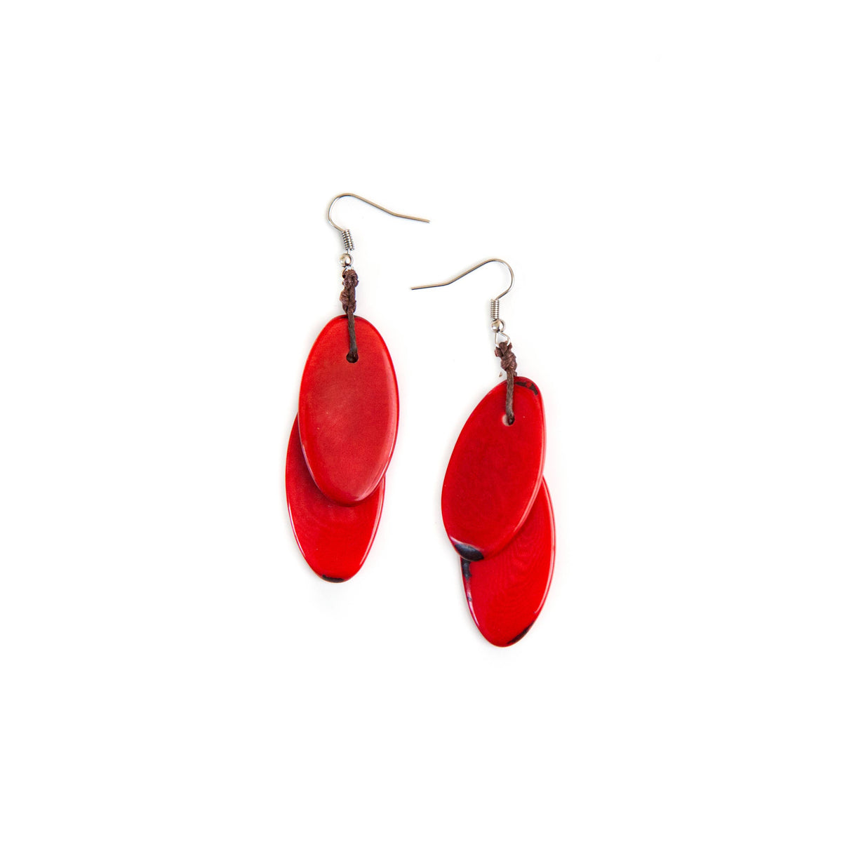 Organic Tagua Jewelry - SALE! Nici Earrings