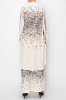 Origami Apparel ~ Lace and Crochet inspired - OLS-4690 BG/LEOROSE
