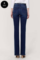 VERVET by FLYING MONKEY - PLUS SIZE HIGH RISE BOOTCUT JEANS T5351-P