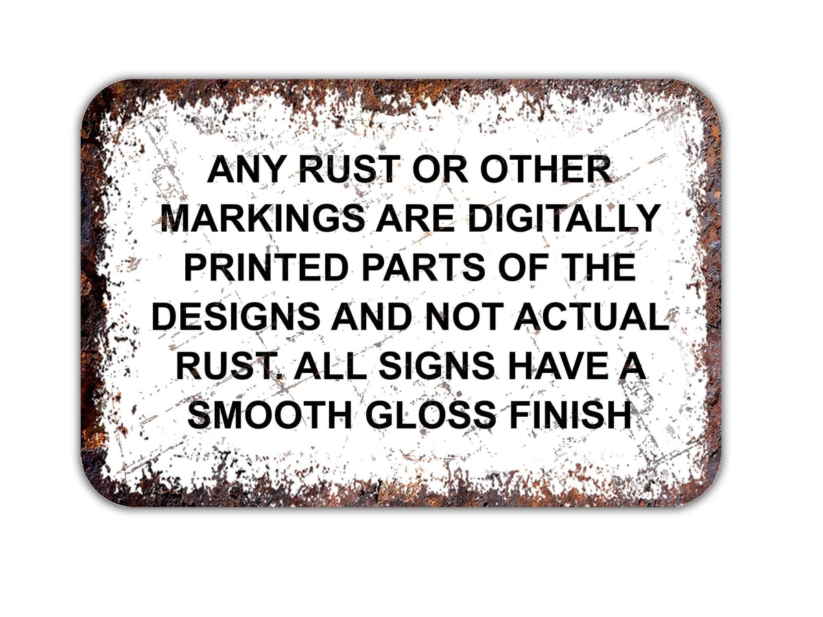 Game Time Prints - Dressing Room Street Sign Vintage Style