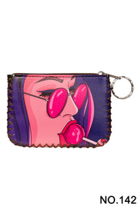 Ole - Lollipop Girl Printed Coin Purse HB0665 - NO.142