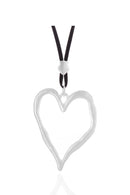 Ole - Hollow Heart Shaped Necklace