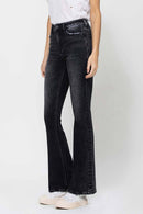 VERVET by FLYING MONKEY - HIGH RISE FLARE JEANS V2469