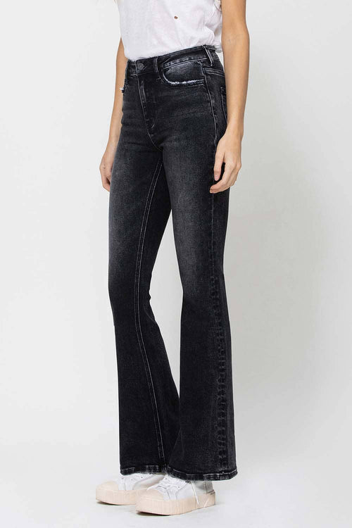 VERVET by FLYING MONKEY - HIGH RISE FLARE JEANS V2469