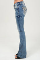 Miss Me-32” Mid-Rise Bootcut Jeans