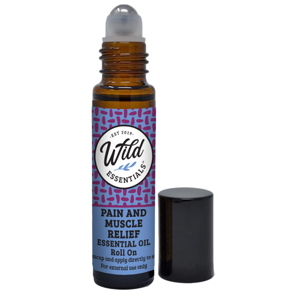 Wild Essentials - Pain & Muscle Relief Essential Oil Roll On - 10ml
