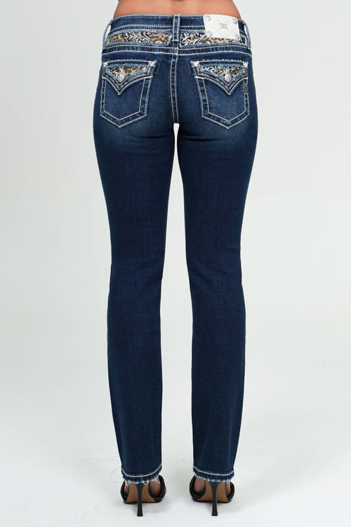 Miss Me-Mid-Rise Straight Leg Jeans
