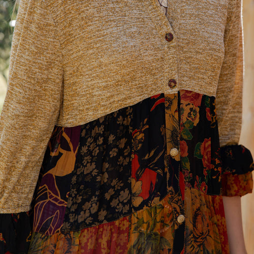 Young Threads - 3/4 Ruffle Sleeves Western Blouse Top (New Color)
