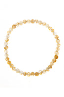 Ole - Citrine Quartz Stone Stretch Beaded Bracelet