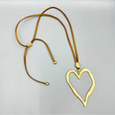 Ole - Hollow Heart Shaped Necklace