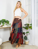 Kathmandu Imports - RAYON LONG SKIRT (TH-1863)
