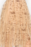 Origami Old West Tiered Mesh Skirt, 4546TP-TP Old West — manufacturer view 3
