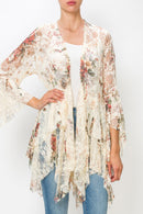 Origami Joyful Tiered Lace Cardigan, 4618BG-JOYFUL — manufacturer view 1