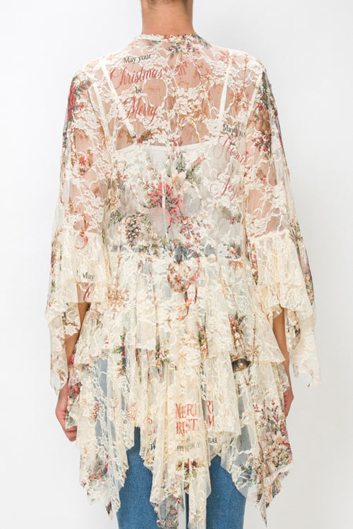 Origami Joyful Tiered Lace Cardigan, 4618BG-JOYFUL — manufacturer view 4