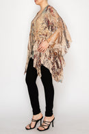 Origami Vintage Bird Tiered Lace Cardigan, 4618TP-VINTAGE Bird — manufacturer view 2