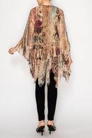 Origami Vintage Bird Tiered Lace Cardigan, 4618TP-VINTAGE Bird — manufacturer view 3