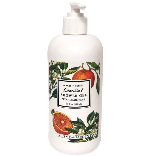 Kiss Me In The Garden Orange and Vanilla Shower Gel